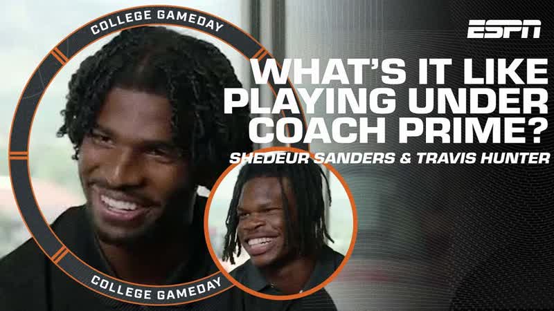 Shedeur Sanders and Travis Hunter discuss playing under Coach Prime at Colorado, College Game
