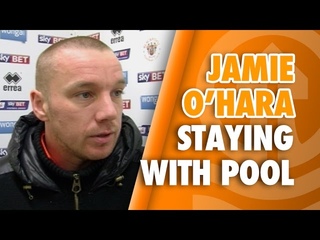 Jamie O’Hara Staying With Pool