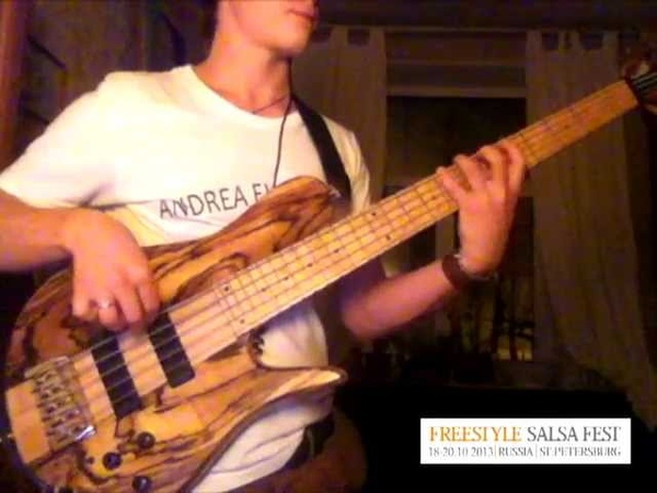 Salsa Cubana BASS COVER Negrito Bailador Mayito Rivera (ex. Los Van