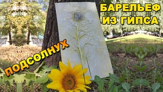 Ботанический барельеф “Подсолнух“
