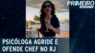 Crimes em srie: psicloga agride e ofende chef no Museu do Amanh | Primeiro Impacto (30/05/23)