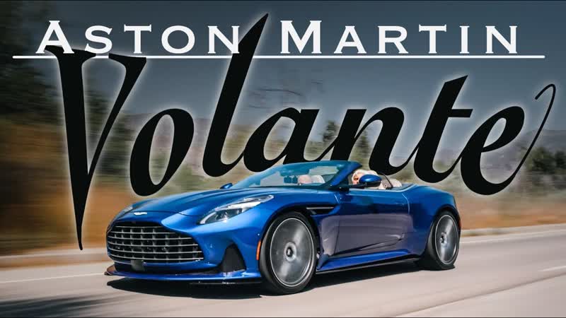 Jay Leno Drives the Aston Martin DB12 Volante Ultimate Convertible Experience, Jay Lenos