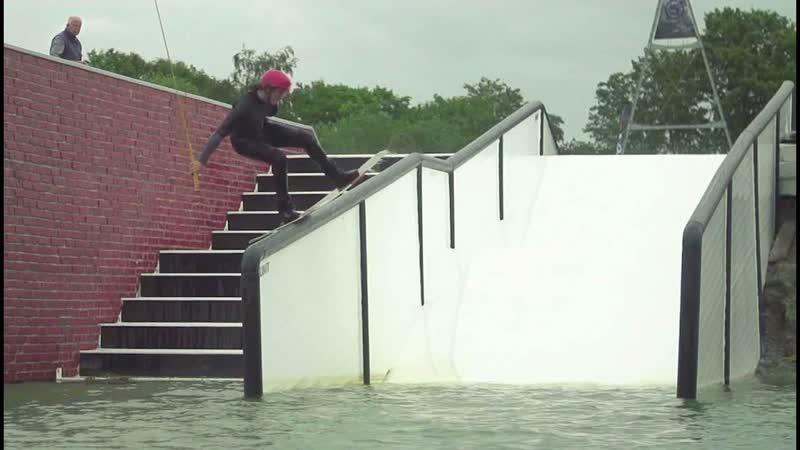 Wakeboarding on street style features Red Bull Rising