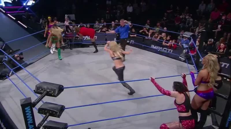 Alisha Edwards, Leva Bates, ODB Santana Garrett vs Angelina Love, Diamante, Laurel Van Ness