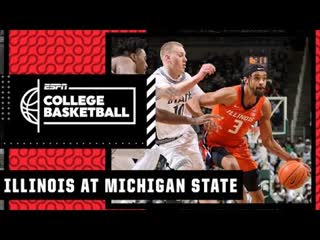 Illinois Fighting Illini at Michigan State Spartans | Full Game Highlights