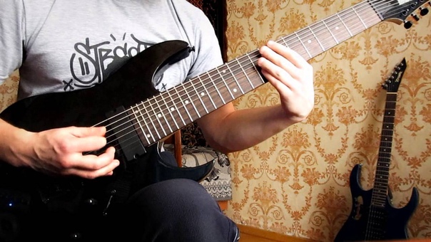 Denis Lozko Berzerker ( After The Burial Guitar Cover Ibanez